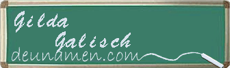 Gilda Galisch Visitenkarte